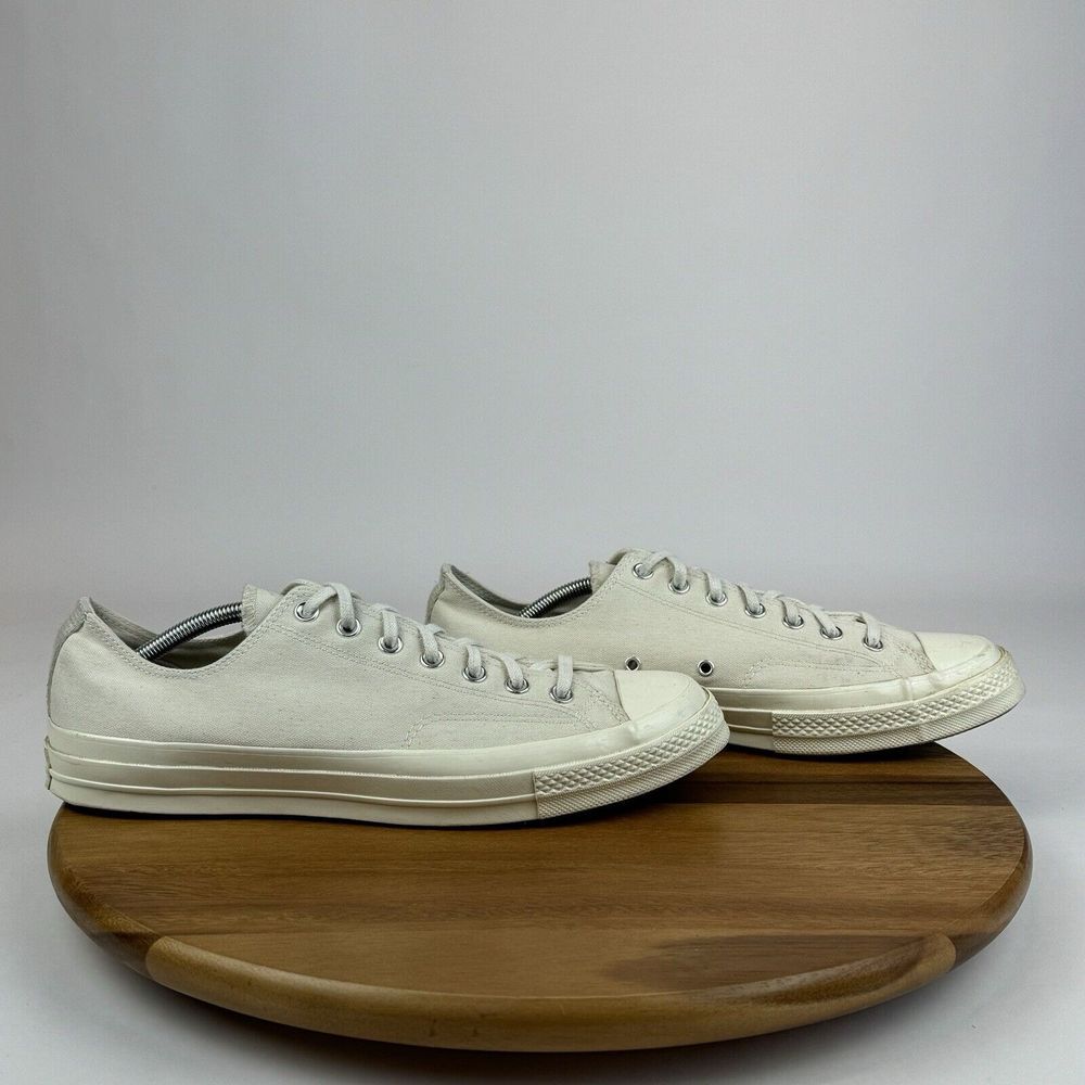 Mens Converse Chuck Taylor All Star Beige Canvas‎ Low Casual Sneakers Size 12 D